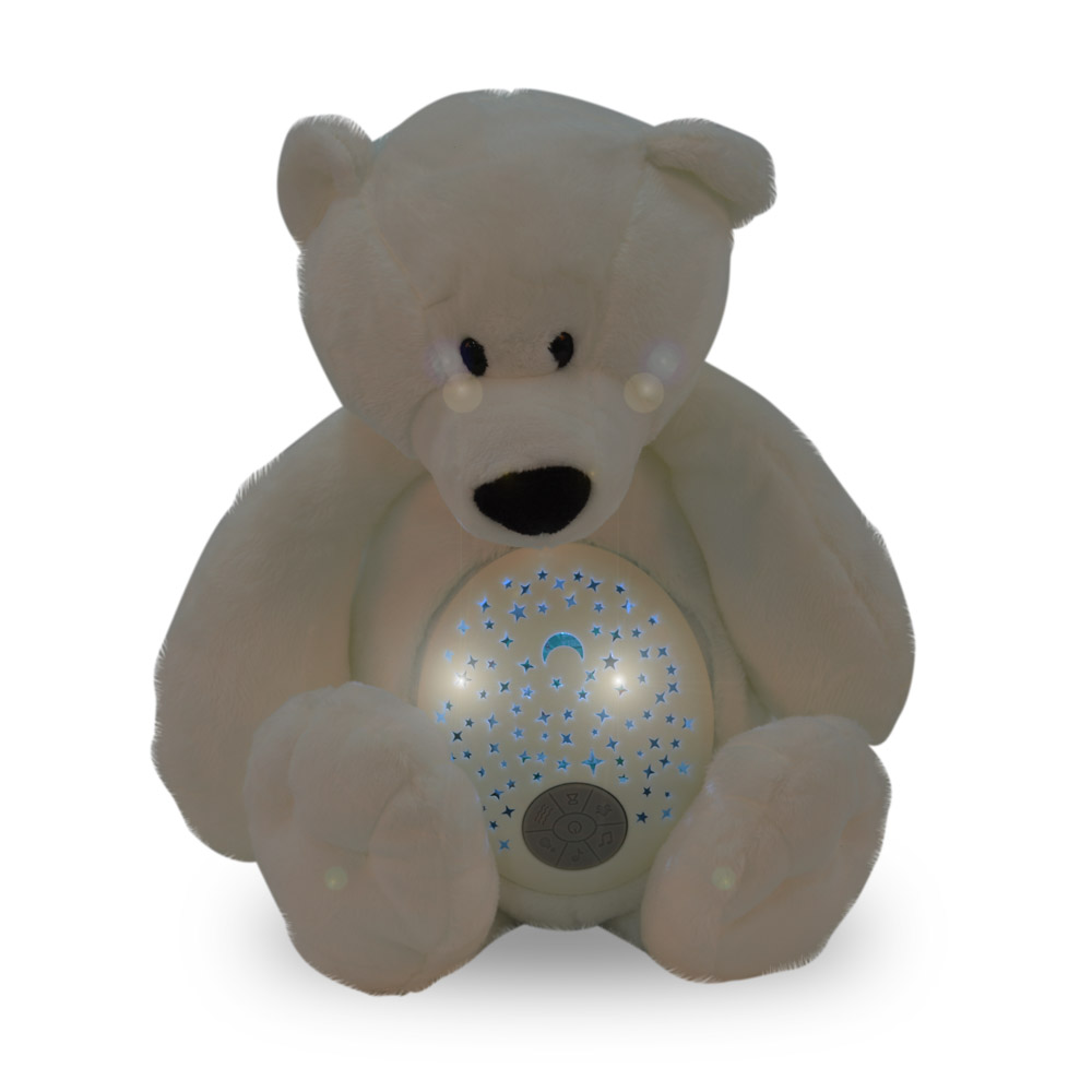 Lampa de veghe Moni cu proiectii Ursul polar si sunete - imagine 3