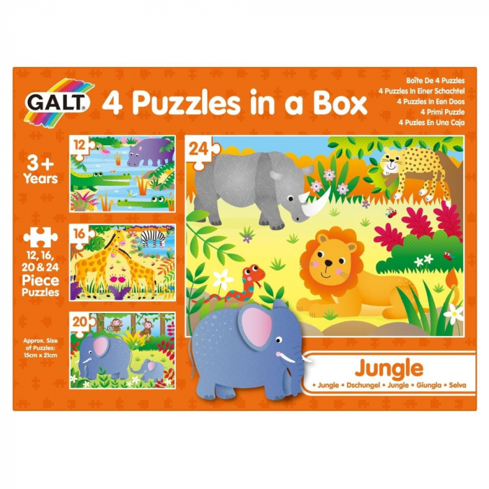 Puzzle-uri Jungla Galt | Set 4 Niveluri