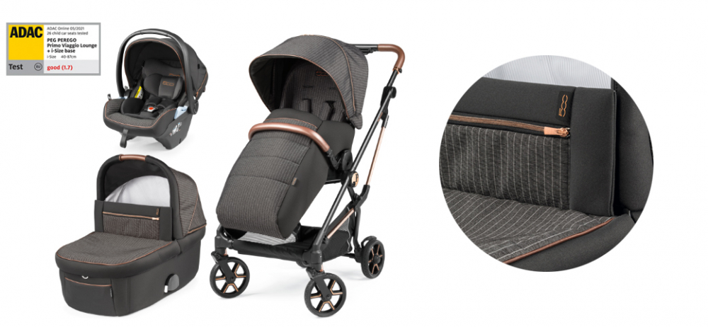 Carucior 3 in 1 Peg Perego Vivace Lounge, 0-22 kg - imagine 2