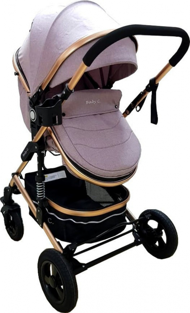 Carucior Baby Care PRO 531 3in1 Gri - imagine 3
