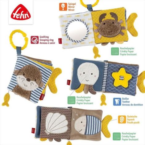 Carte Senzorială Otter Bebeluși | Jucărie Educativă - imagine 3