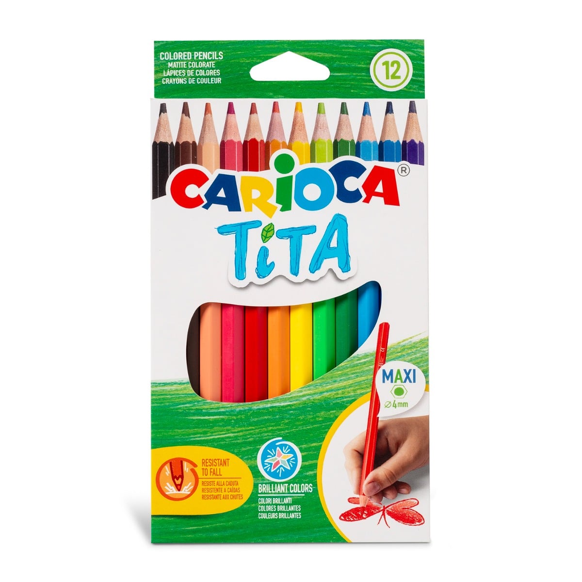 Set 12 carioci Carioca Tita Maxi, Ecologice