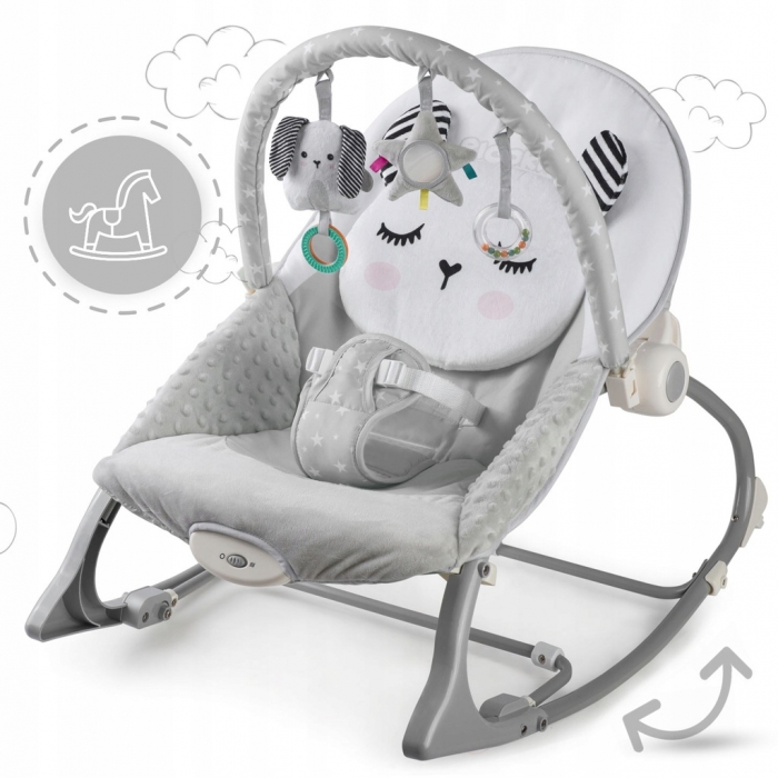 Balansoar Ricokids Panda cu Vibratii