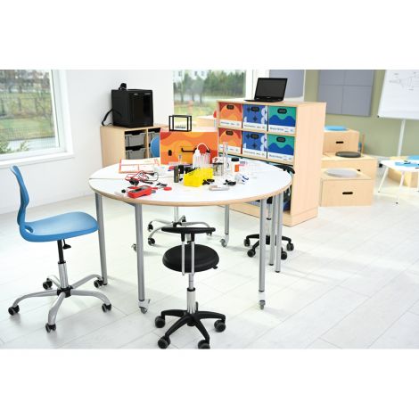 Scaun Moje Bambino Turcoaz Ergonomic Reglabil - imagine 7