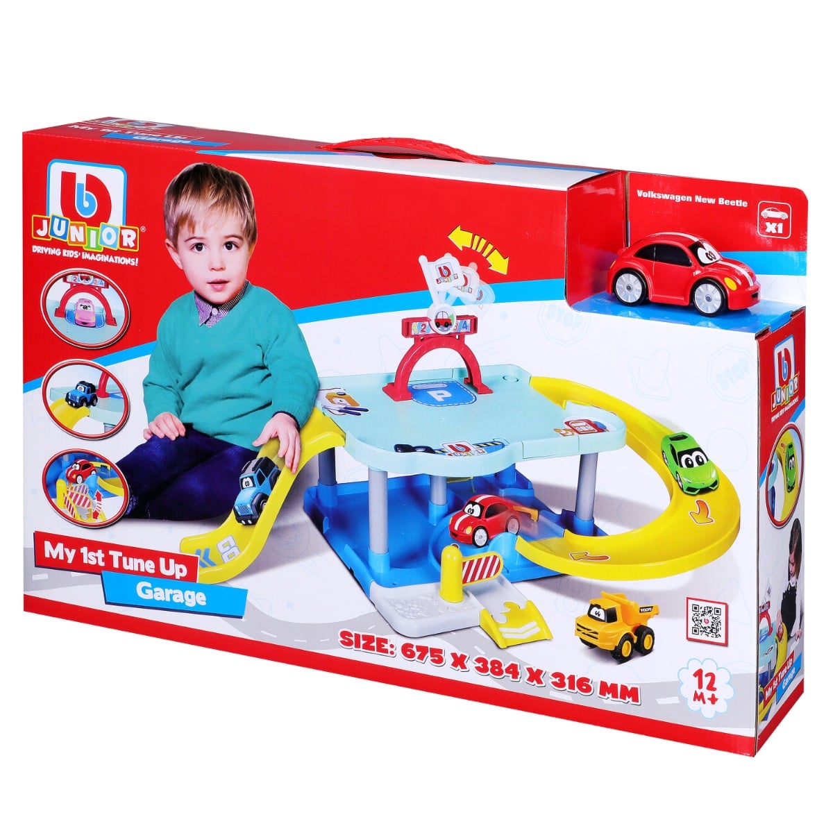 Set Garaj Tuning VW Beetle Bburago Junior