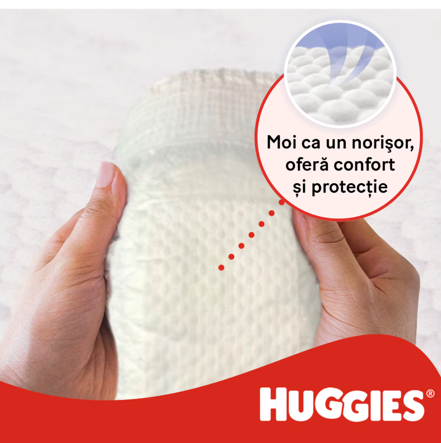 Scutece Huggies Ultra Comfort, Nr.4, 132 buc - imagine 2