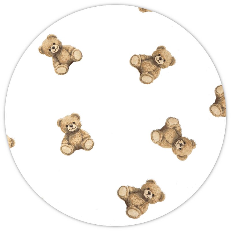 Lenjerie Patut 3 Piese Qmini Teddy Toys - Bumbac - imagine 3