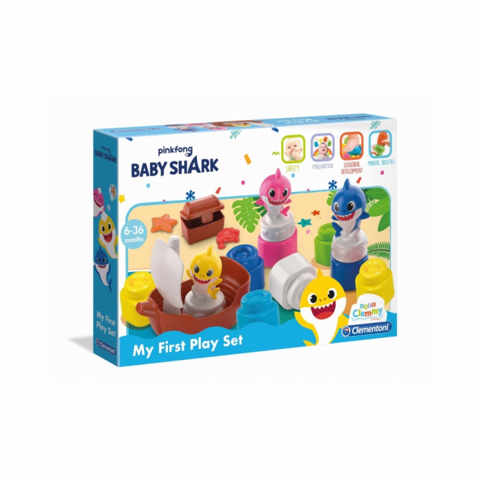 Baby Shark Set Clemmy - Cuburi Moi Clementoni
