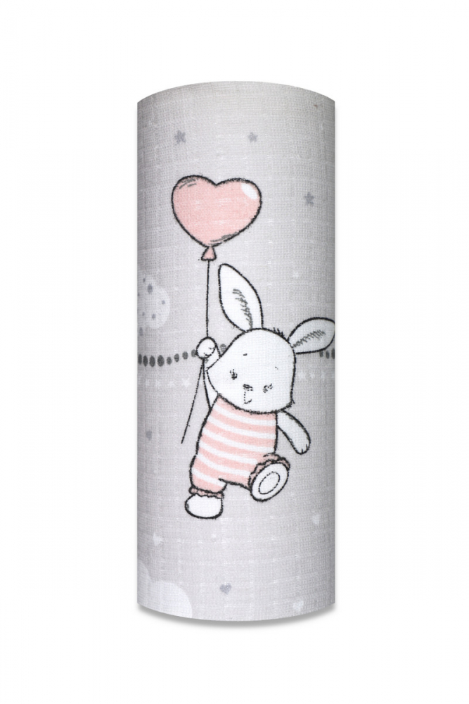 Scutec Muselina Egakids Bunny, 70x80 cm - imagine 3