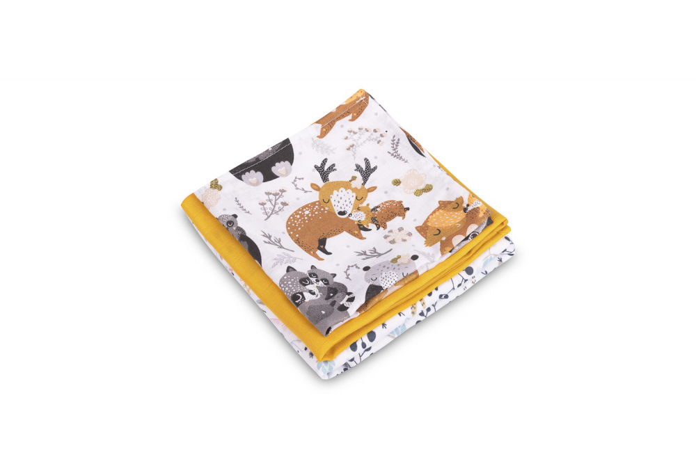 Set 3 piese muselina Sensillo Trio Forest - EG-0104 - imagine 3