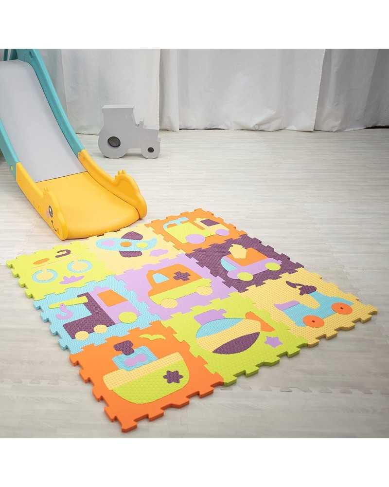 Covor Puzzle Babygreat Pirați 92x92 cm