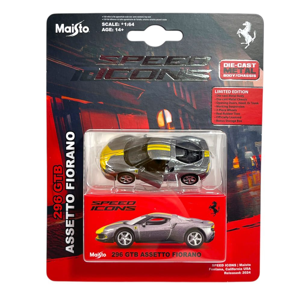 Maisto 296 GTB Fiorano 1:64 Metalică