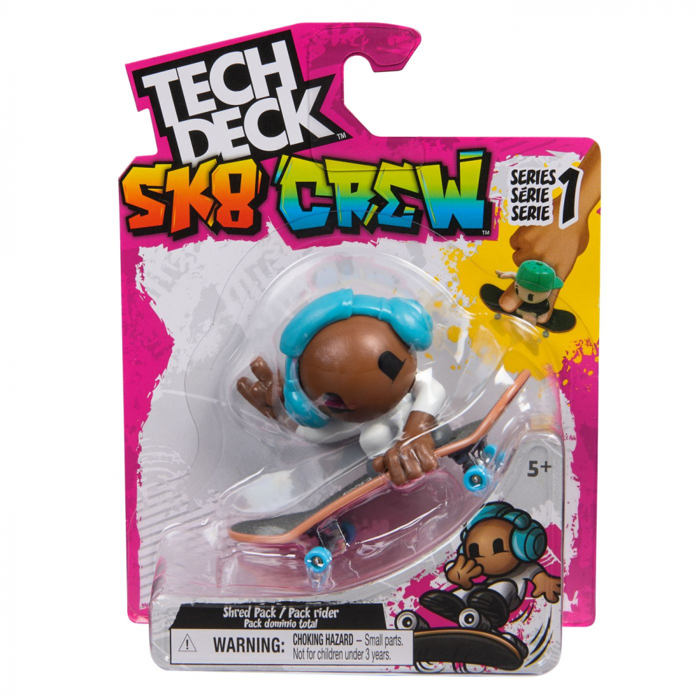 Set Tech Deck Sk8 Crew Placă și Figurină | Spin Master