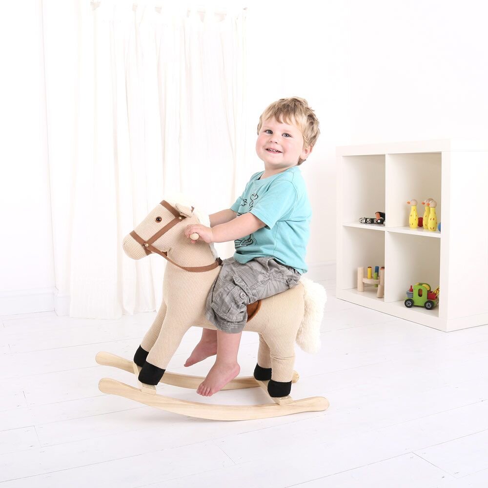 Balansoar Calut Bigjigs Toys - Lemn și Textil - imagine 6
