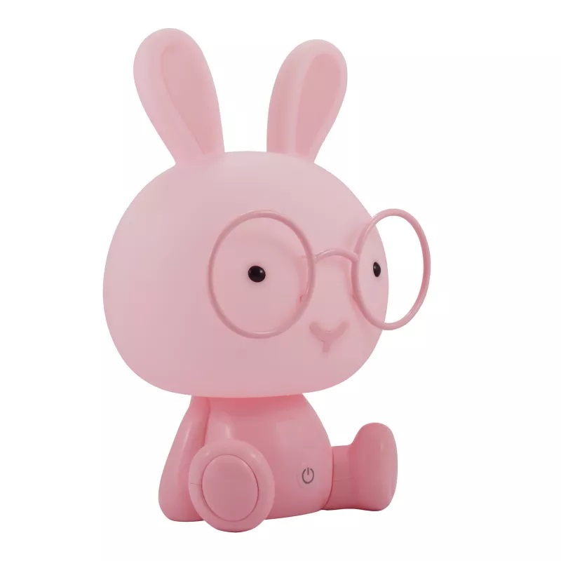 Lampa Veghe Iepuras Pink Nicekids - Somn Linistit - imagine 6