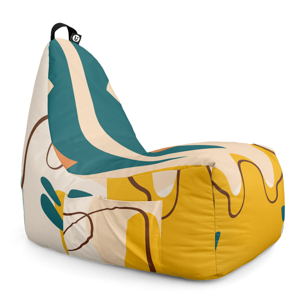 Fotoliu Puf Chill XL Abstract Jungle | Updeco - imagine 6