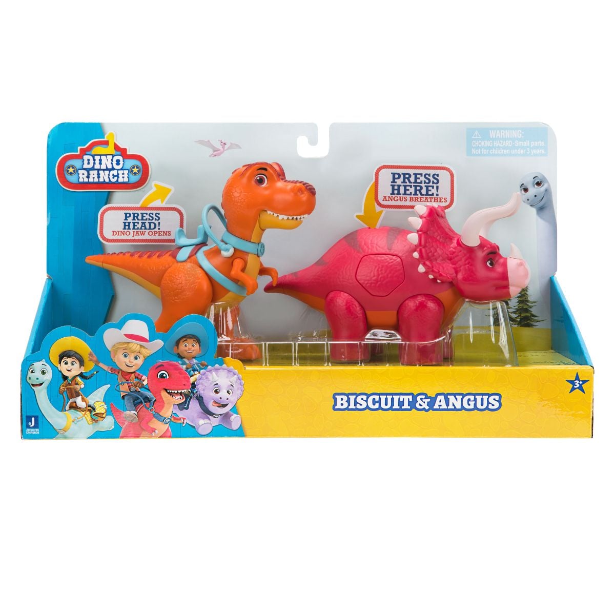 Set 2 Dinozauri Biscuit și Angus Dino Ranch