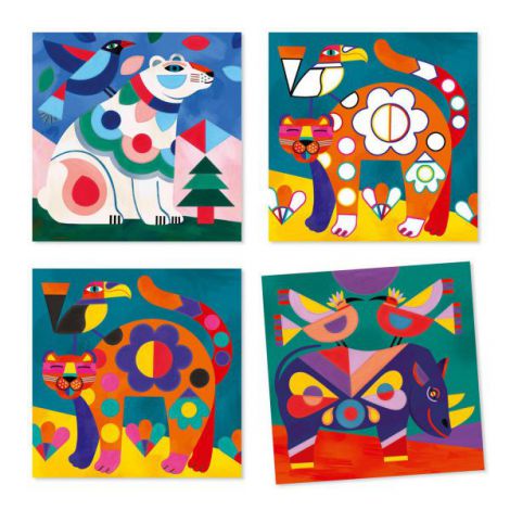Djeco Atelier Pictură Animale - Creativitate Curată - imagine 2