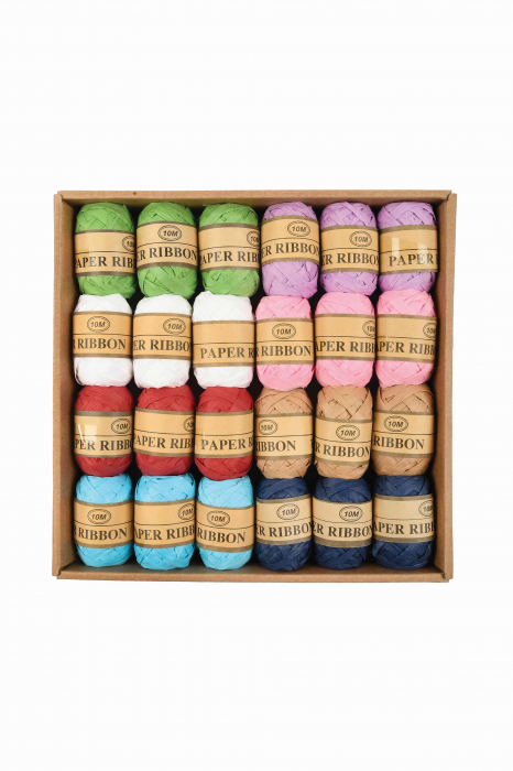 Set Sfoară Hârtie Colorart, 8 Culori, 240m