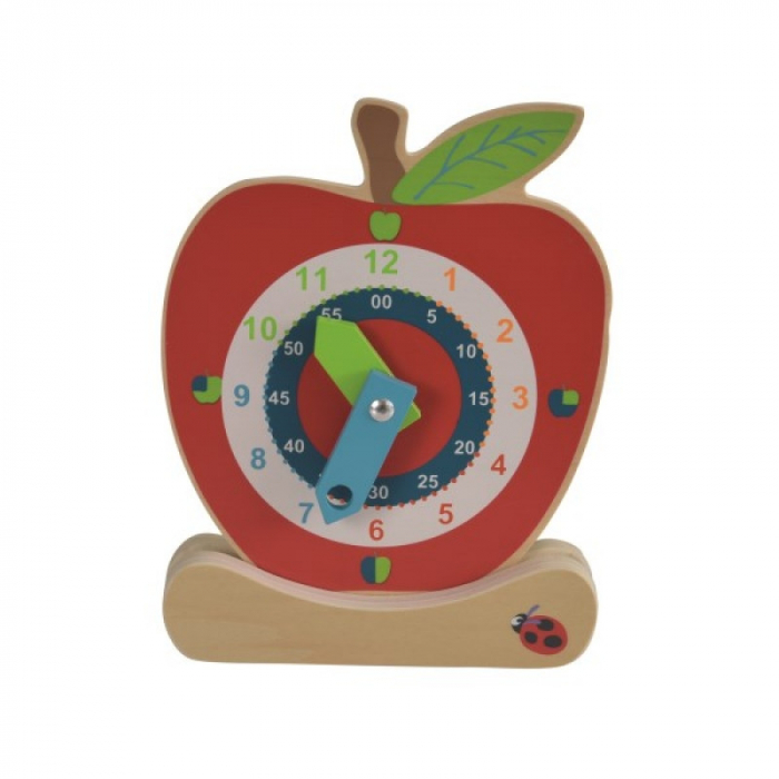 Ceas de masă din lemn Egmont Toys – Învăță ora