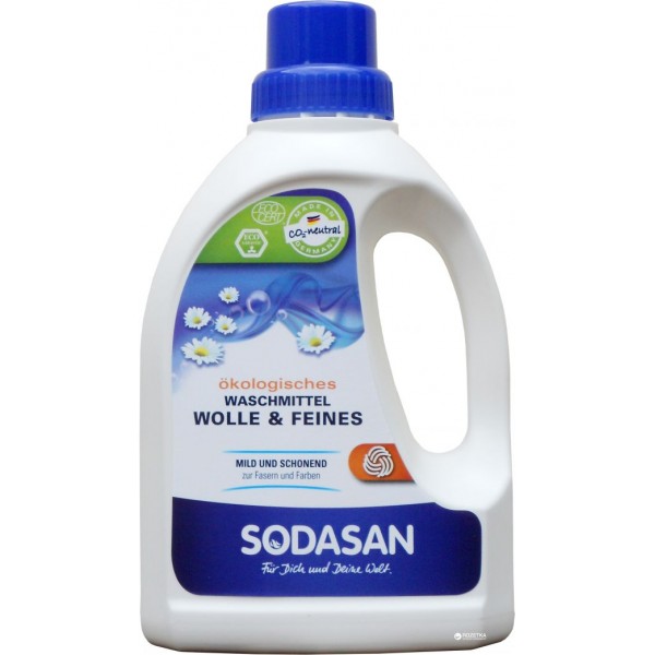 Sodasan Bio Detergent pentru Rufe Delicate, 750ml
