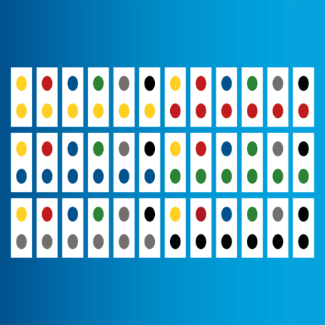 Joc 2 în 1 Hubelino Potriveste 4 & Domino - imagine 2