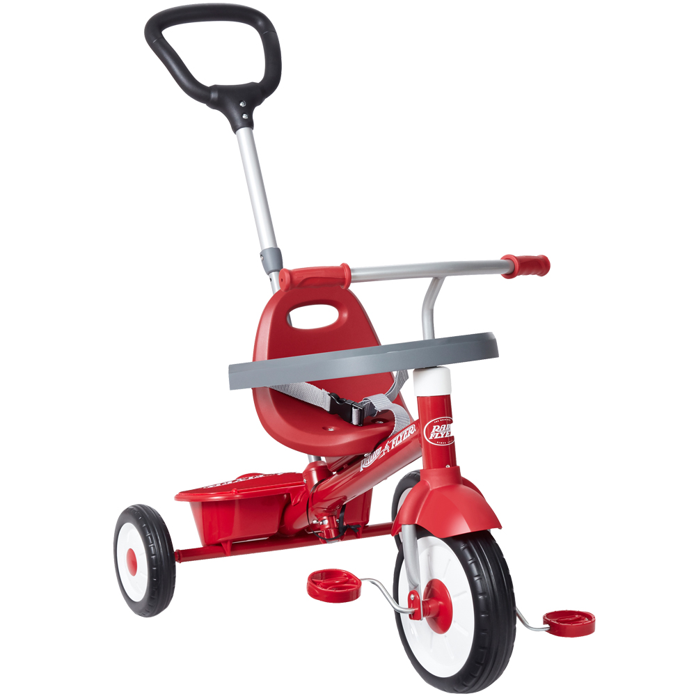 Tricicleta 3 în 1 Radio Flyer Roșie - imagine 5