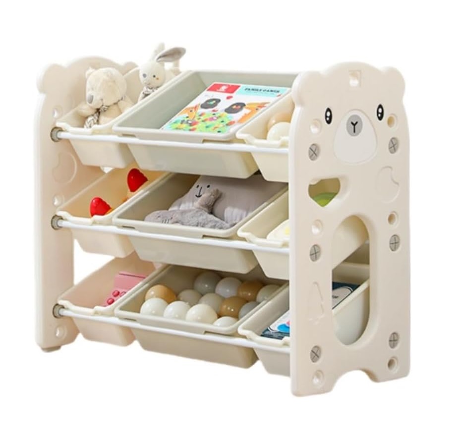 Organizator Nichiduta Garden White Bear 3 nivele - imagine 3