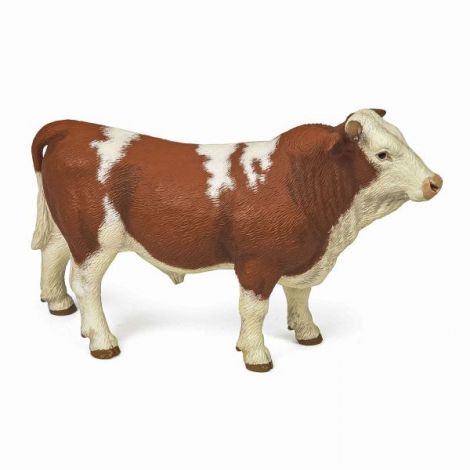 Papo Taur Simmental | Figurină Realistă Fermă