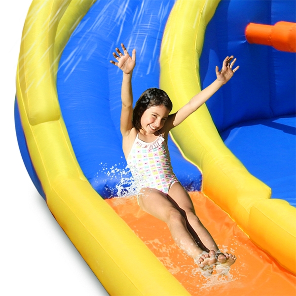 Parc Acvatic Gonflabil Happy Hop cu Tobogane - imagine 6