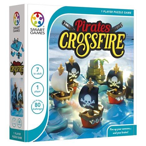 Smart Games Pirates Crossfire - 80 Provocări Logice