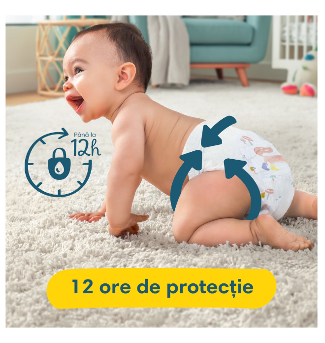Pampers Premium Care XXL Marime 1, 2-5 kg, 144 bucati - imagine 6