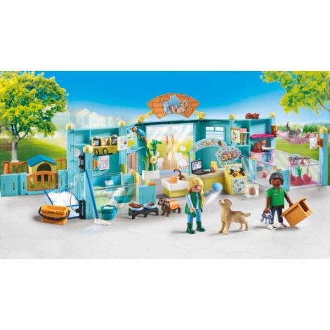 Playmobil Hotel Animale - Jucărie Creativă Copii - imagine 4