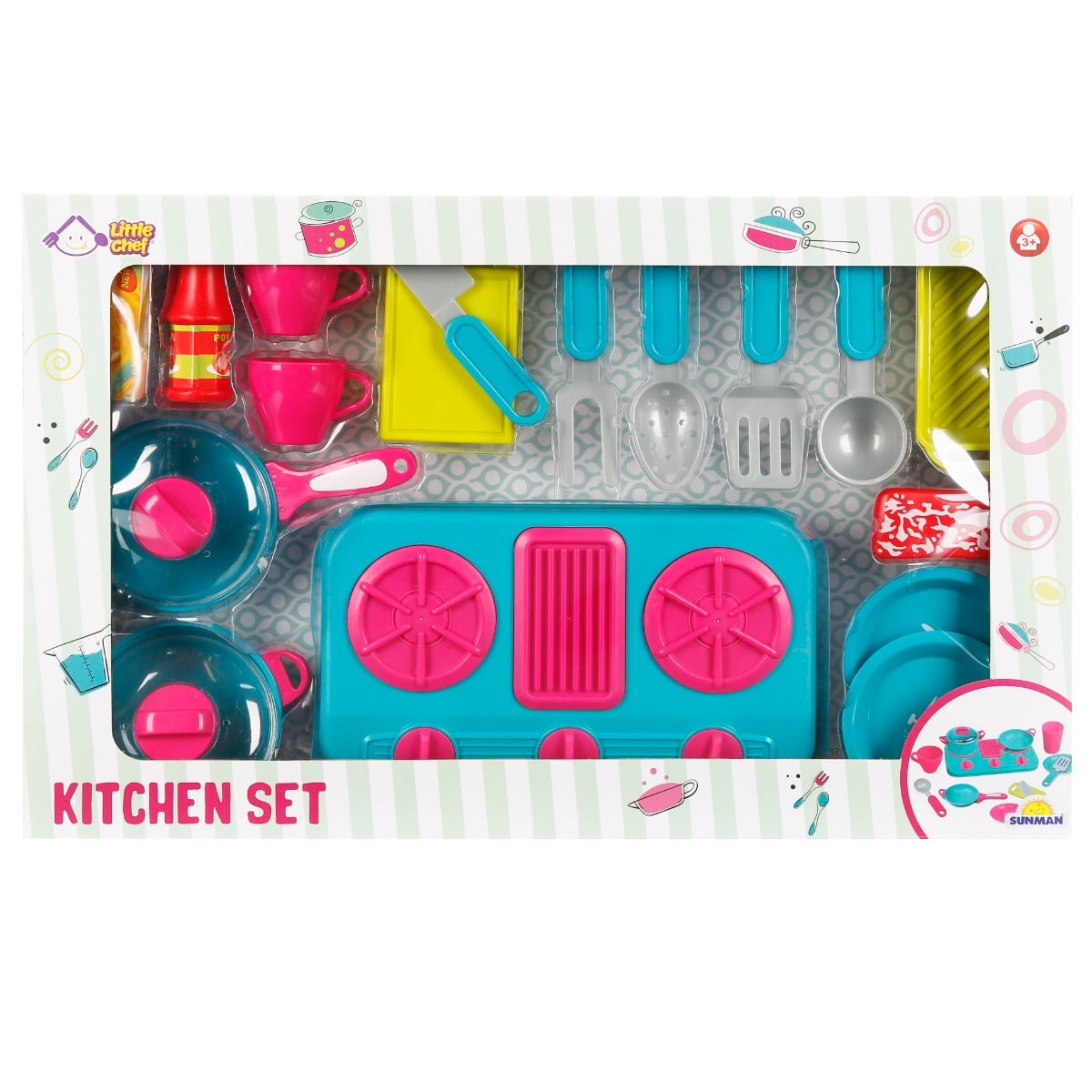 Set Bucatarie cu Aragaz Little Chef