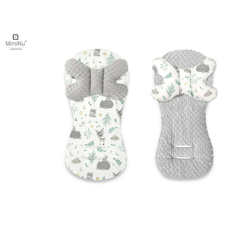 Set Protecție și Pernă Miminu Forest Friends - imagine 2