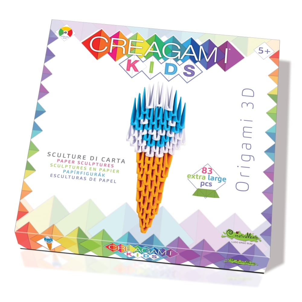 Joc 3D Inghetata Origami, Creagami Kids