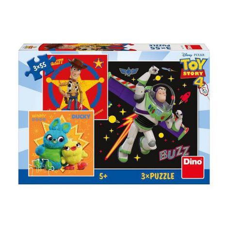 Puzzle Toy Story 4 3 in 1 Dinotoys, 55 piese - imagine 2