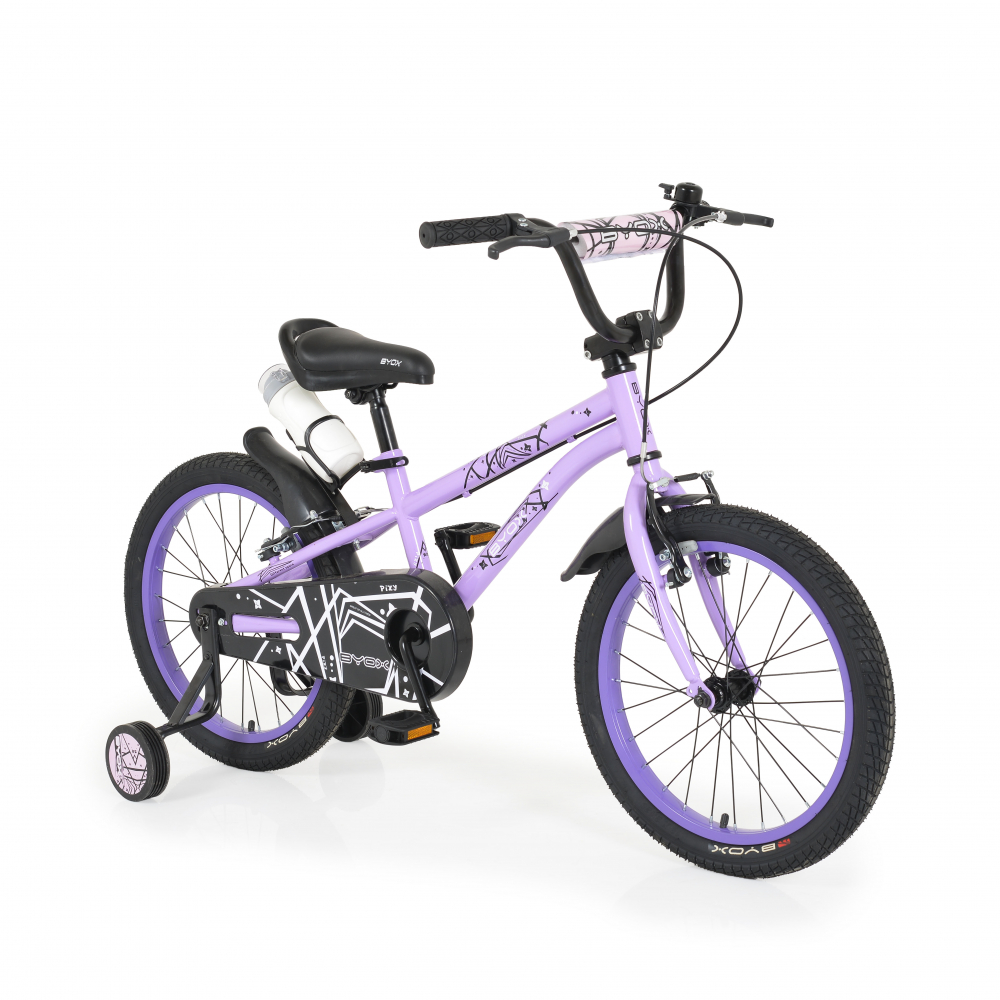 Bicicleta Byox Pixy Violet 18" cu frane - imagine 4