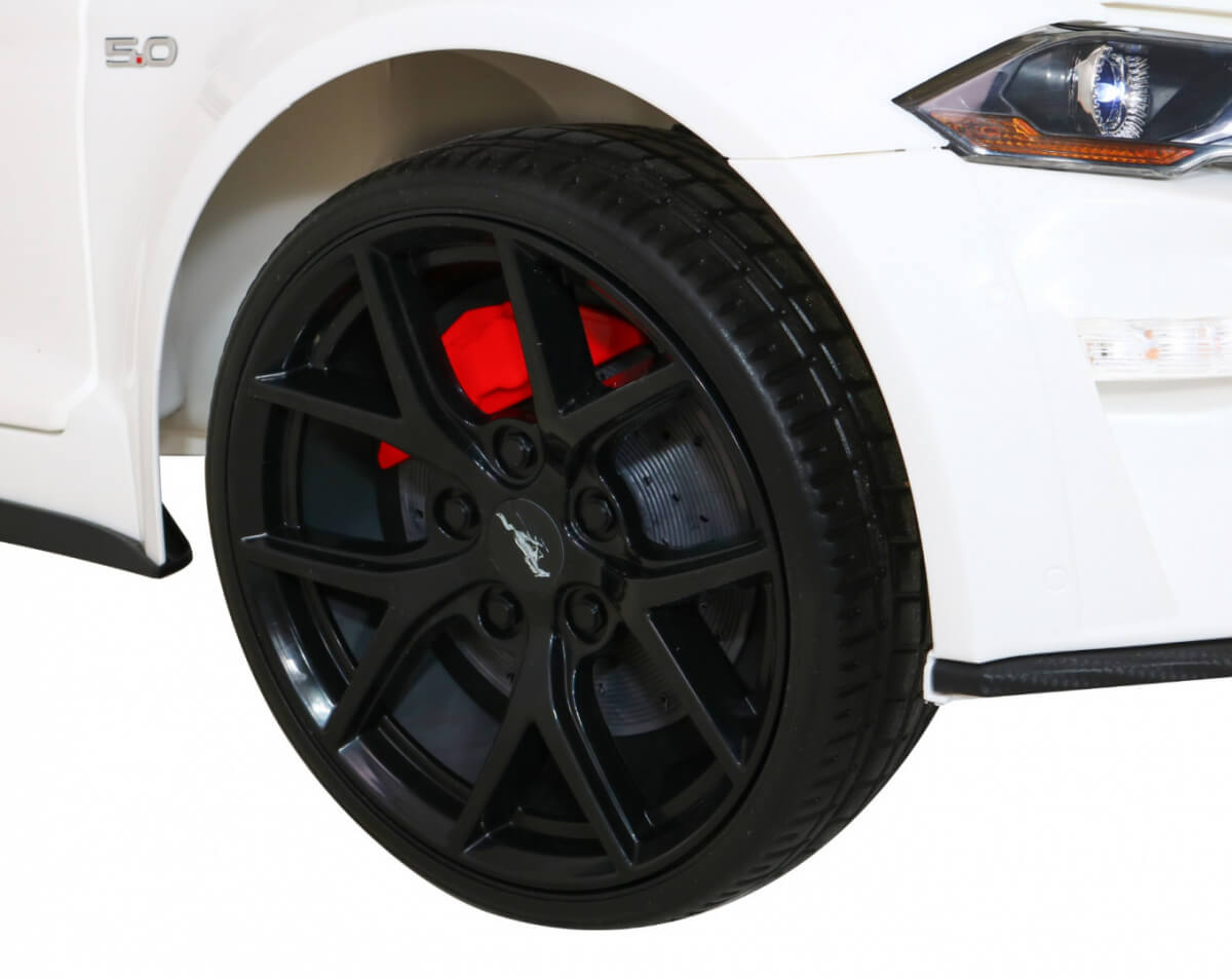 Masinuta Electrica Ford Mustang GT Alb pentru Copii - imagine 8