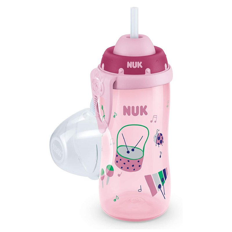 Cana Nuk Flexi 300 ml Roz cu Pai Moale