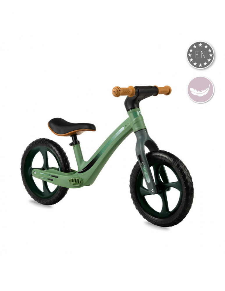Bicicletă Fără Pedale Momi Mizo Khaki 12 inch, Ușoară - imagine 3