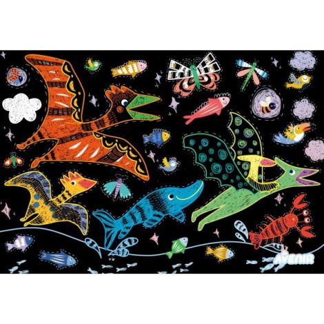 Set Scratch Art Dinozauri Avenir | Creativitate - imagine 2