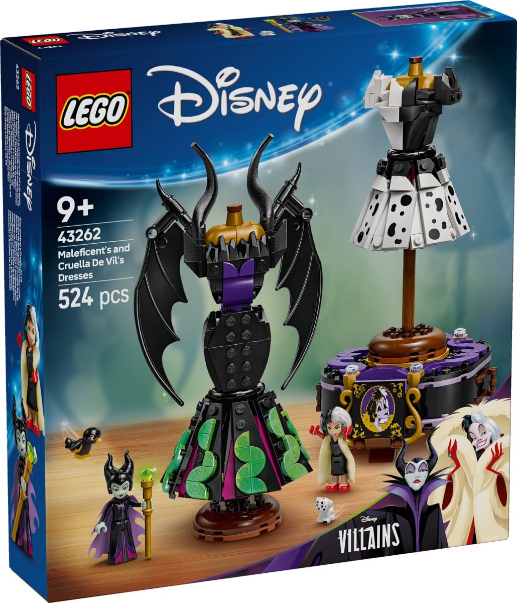 LEGO® Disney Rochiile Maleficent si Cruella 43262
