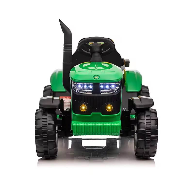 Tractor Electric Nichiduta Track Green cu Remorca 12V - imagine 2