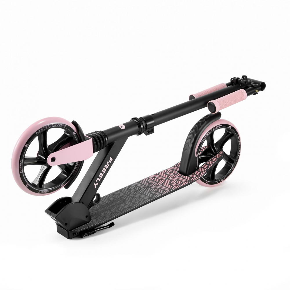 Trotineta Kinderkraft Freely Pink - Pliabilă - imagine 2
