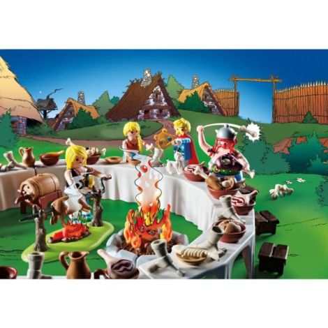 Playmobil Asterix Banchetul - Jucarie Creativa Copii - imagine 5