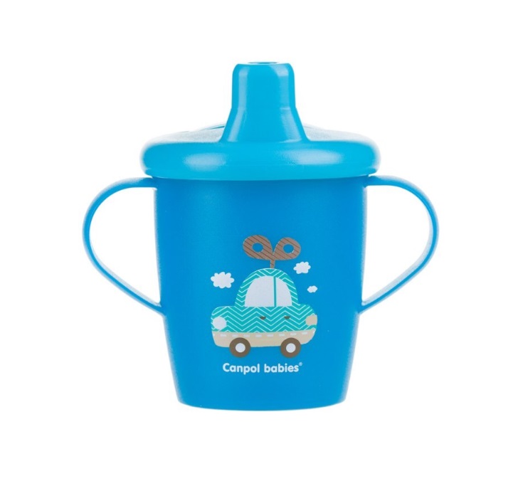 Set cana 250ml Canpol Babies cu lingurita - imagine 2