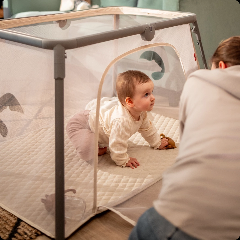 Patut călătorie Kidnort 2in1 pliabil portabil - imagine 8