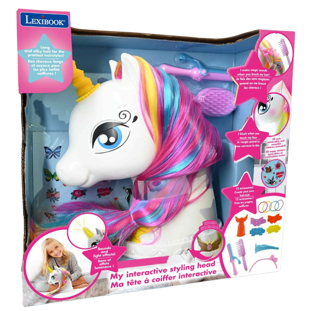 Lexibook Styling Head Unicorn Jucarie Interactiva
