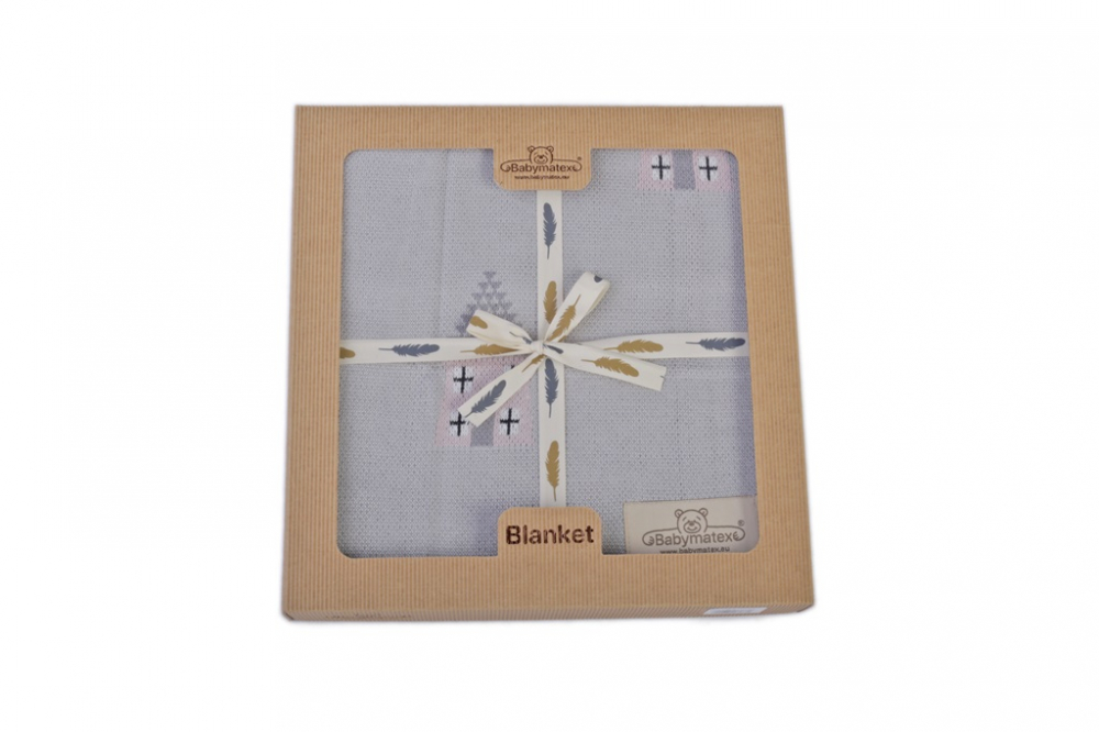 Paturica Baby Matex Bamboo, 80x100 cm, Gri